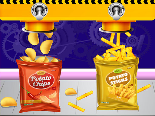 Potato Chips Factory Games For Kids cover
